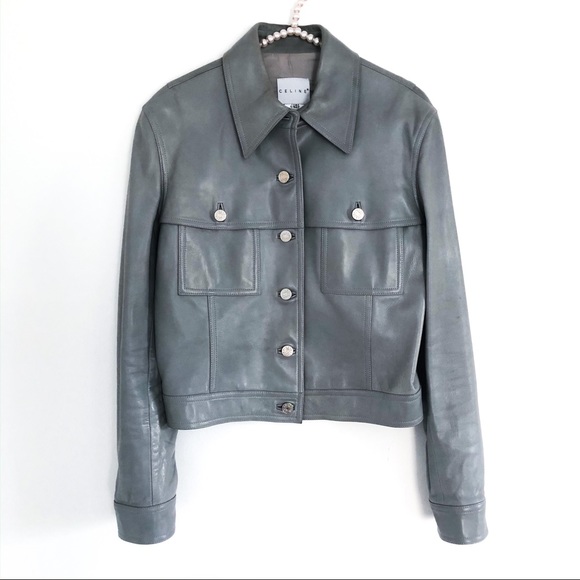 Celine Jackets & Blazers - CELINE Jacket Lambskin Leather